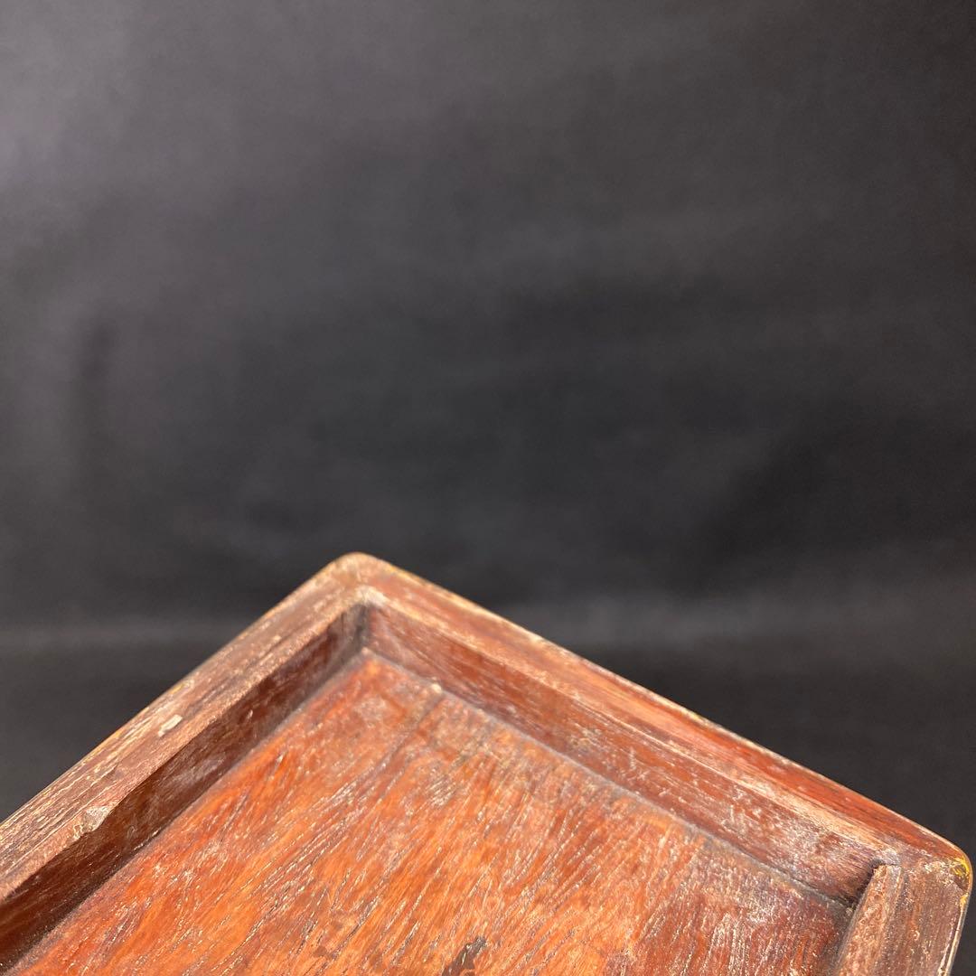 専用中国清時代光緒年製鴻書堂蔵本鼈甲箱硯石 10.5×8×3.1㎝(硯箱