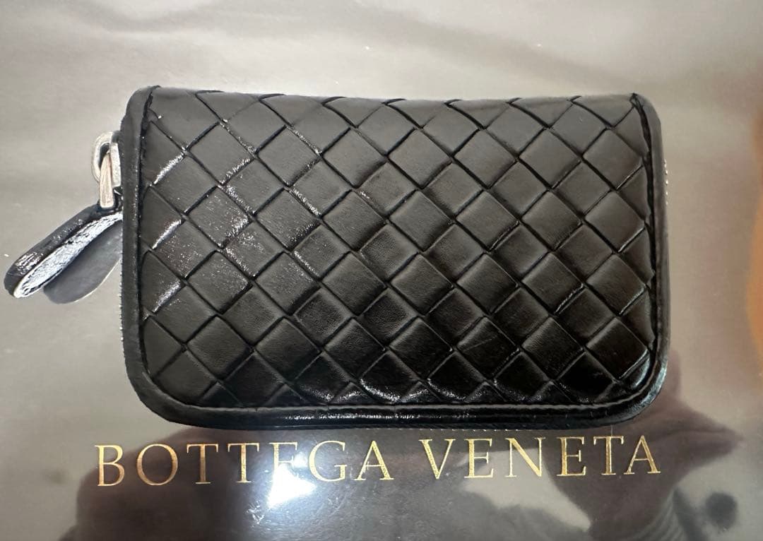 【付属品付】ボッテガヴェネタ イントレチャートケース/カーフ/黒/2️⃣✨✨