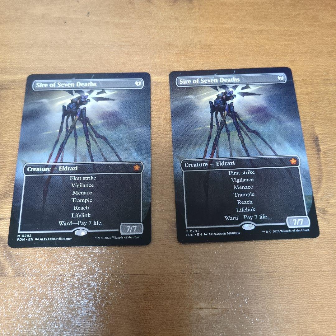 七つの死の種父　ショーケース英語2枚セット 七つの死の種父 ショーケース英語2枚セット 七つの死の種父 ショー