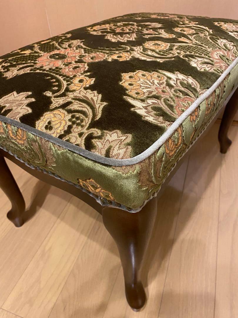 【希望価格】maruni 装飾的な刺繍 スツール