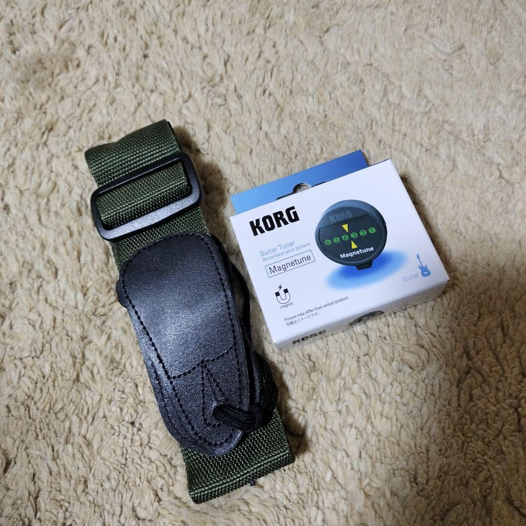 美品!! Selder セルダー ストラト イエロー新品チューナーストラップ付