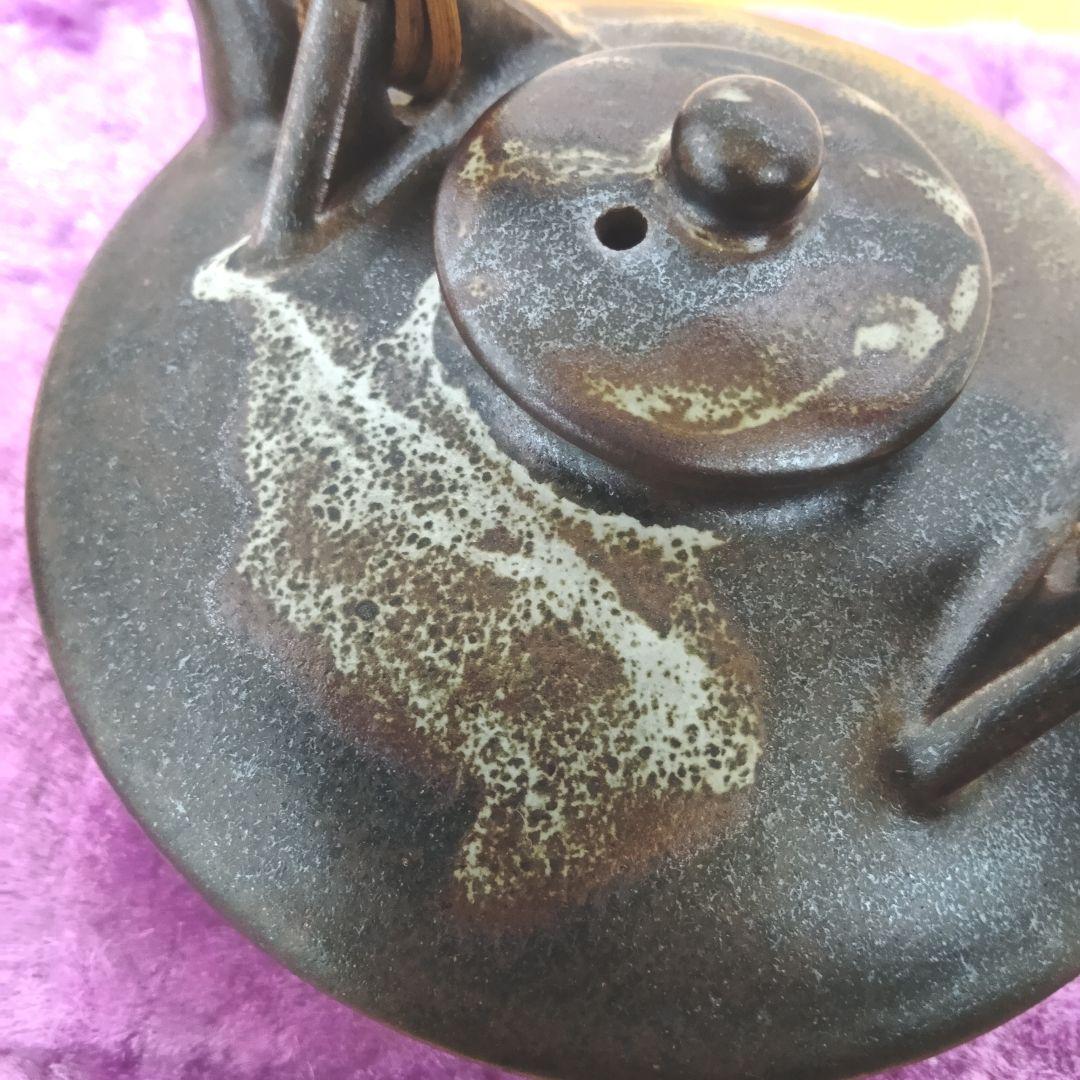 骨董品 薩摩焼 黒薩摩 日置南洲窯 黒千代香 土瓶蒸し 南洲ぢょか 黒ぢ