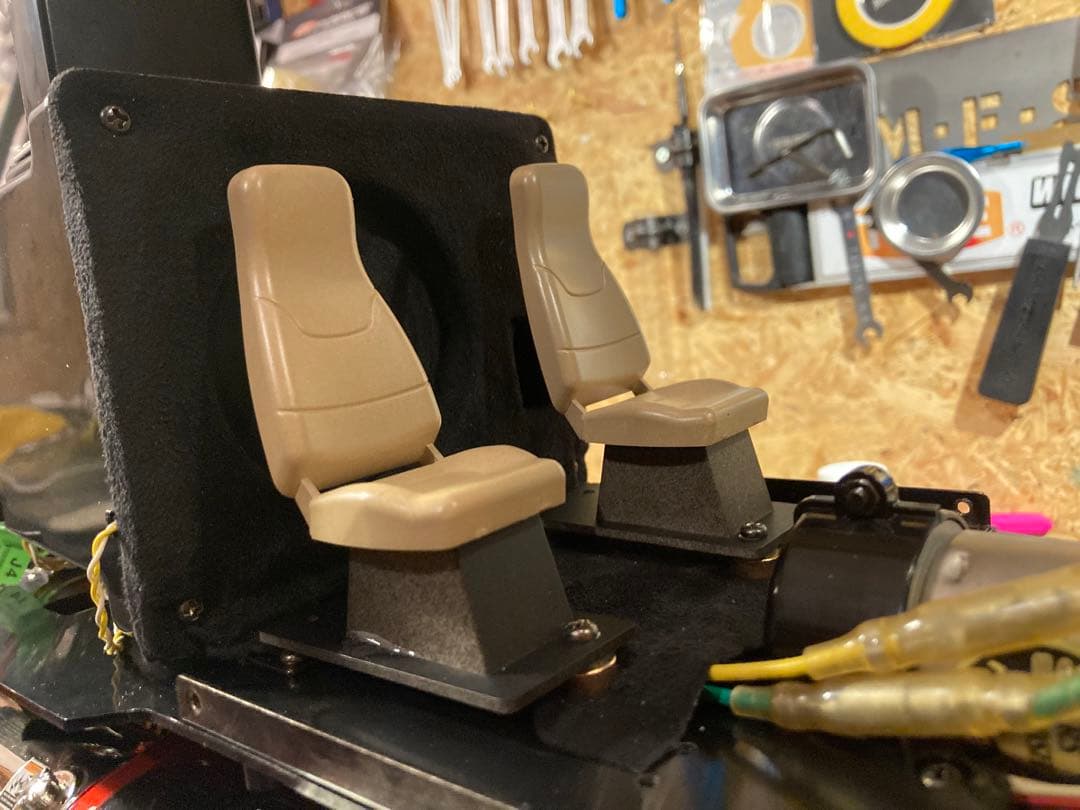 M様納車待ち タミヤ ナイトハウラーカスタム フルオペ サキールオレンジ