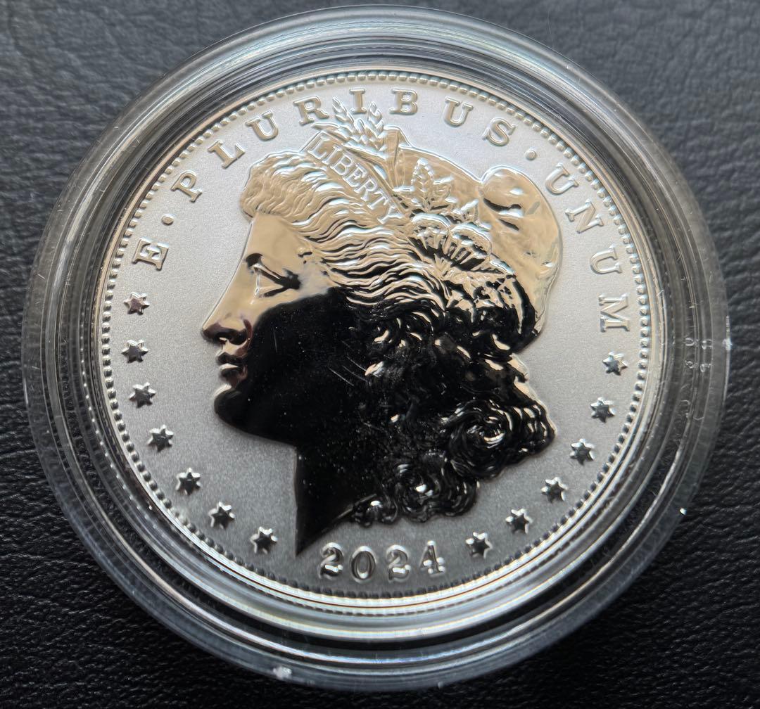 2024 モルガン & ピース ダラー リバースプルーフ 2コインセット 銀貨