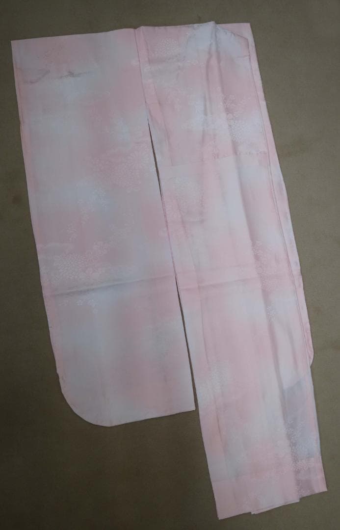 ブルー振袖（正絹）・六通袋帯（正絹）・長襦袢（合繊）三点セット