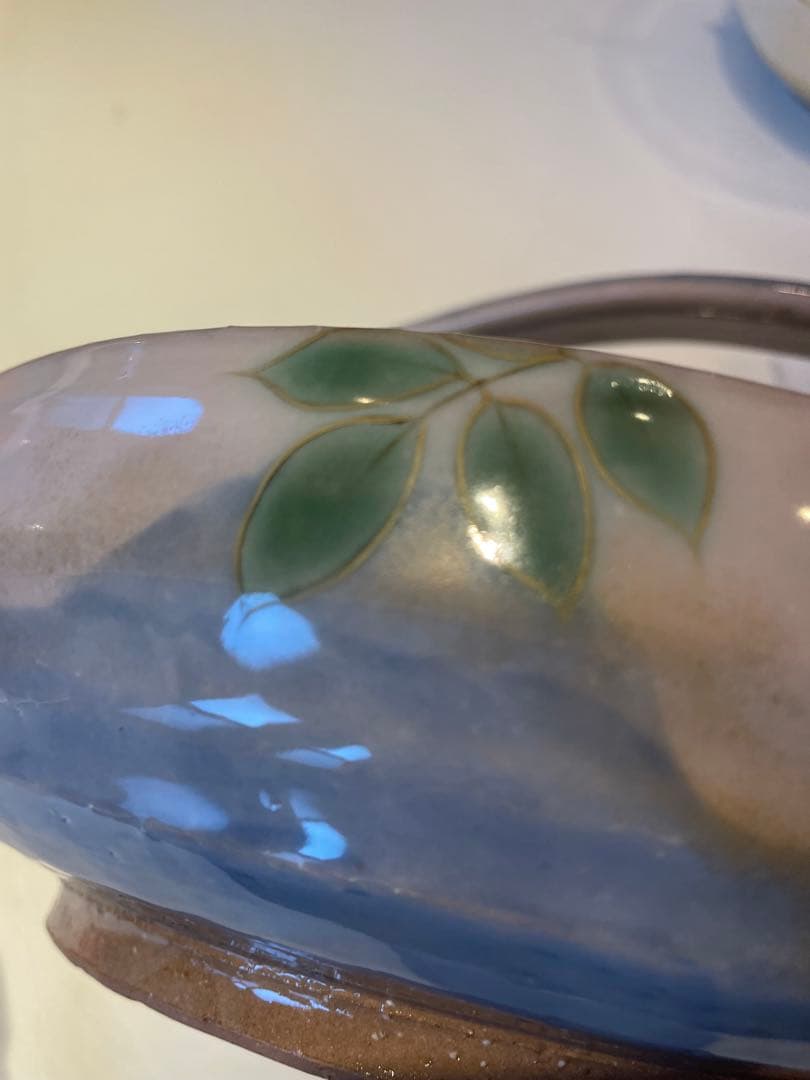 陶葊 陶あん 取手付き器 藤の花 - メルカリ