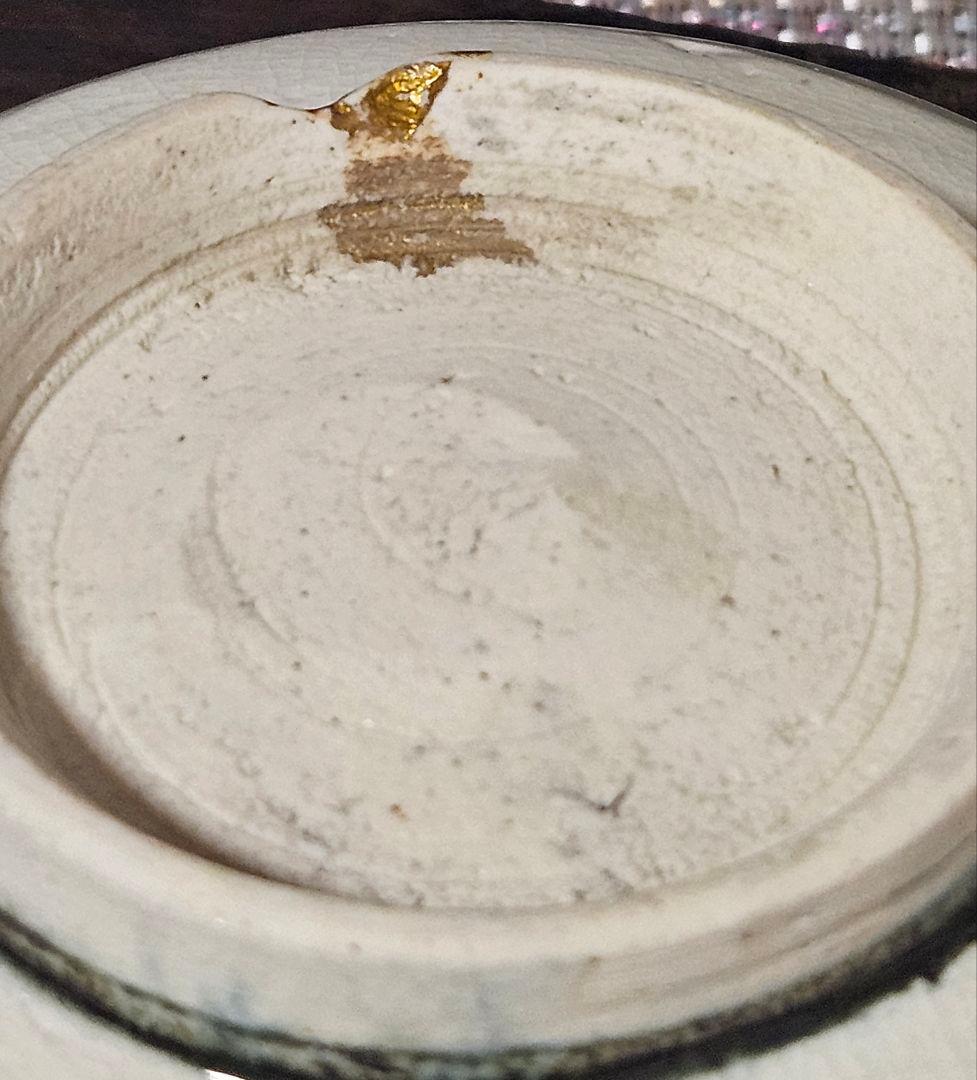 中国古美術　中国古陶磁器　南方系　 明代末期～清代初期　古染付　呉須皿　鳥の図皿