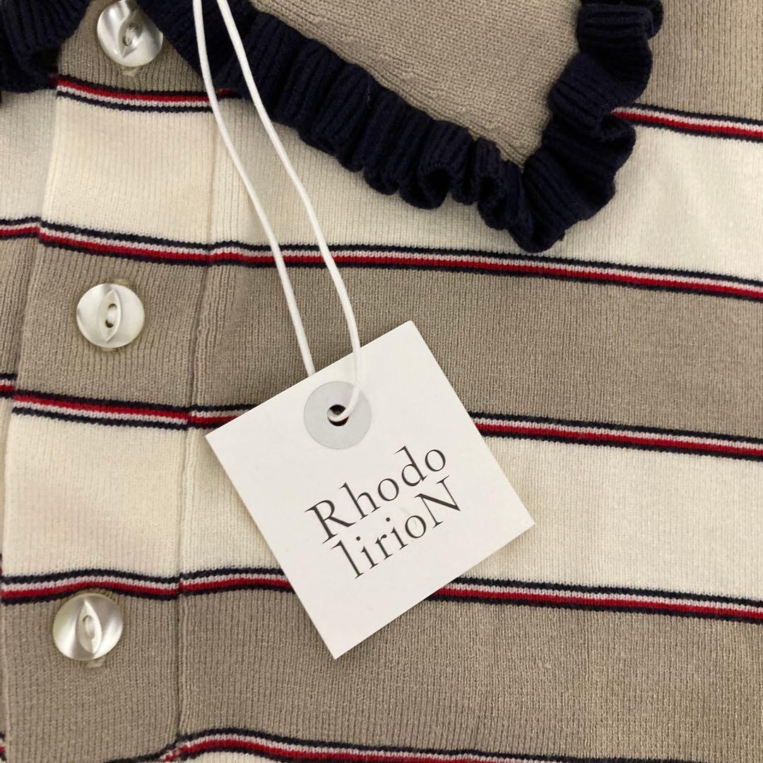 新品　rhodolirion Frill Polo Sweater ポロシャツ
