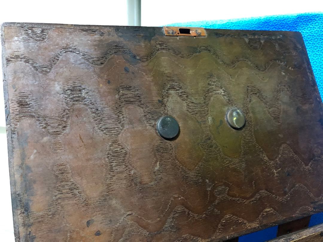 掛け硯箱 古道具 骨董 アンティーク 江戸明治大正時代 硯そろばんなど