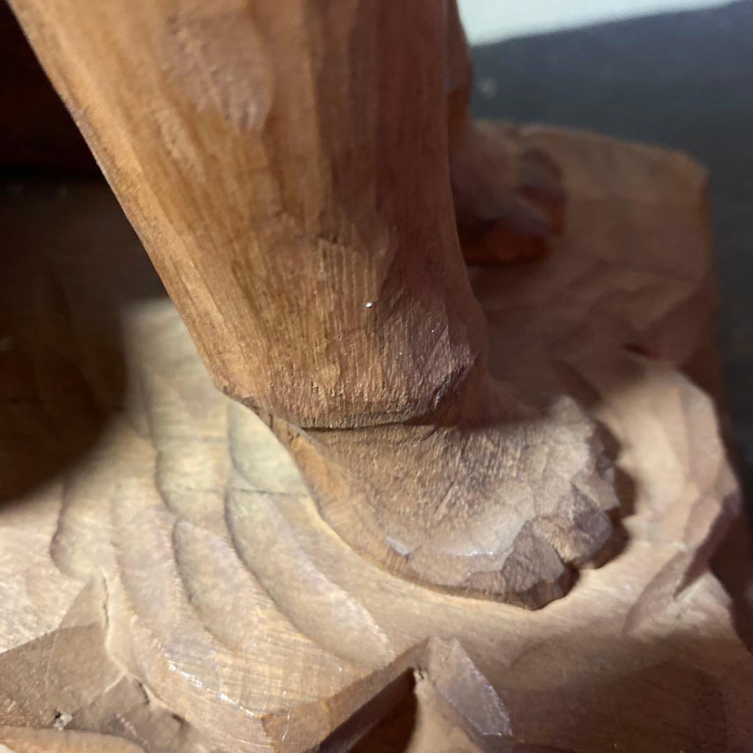 仏師 立川金禄作 木彫狛犬一対セット - メルカリ