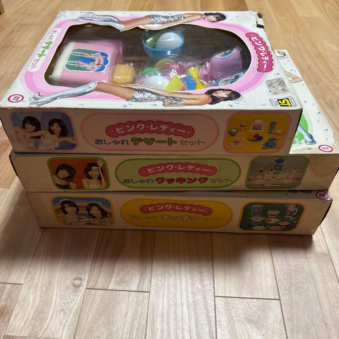 ピンク・レディー　おしゃれキッチン　おしゃれクッキング　おしゃれデザートセット