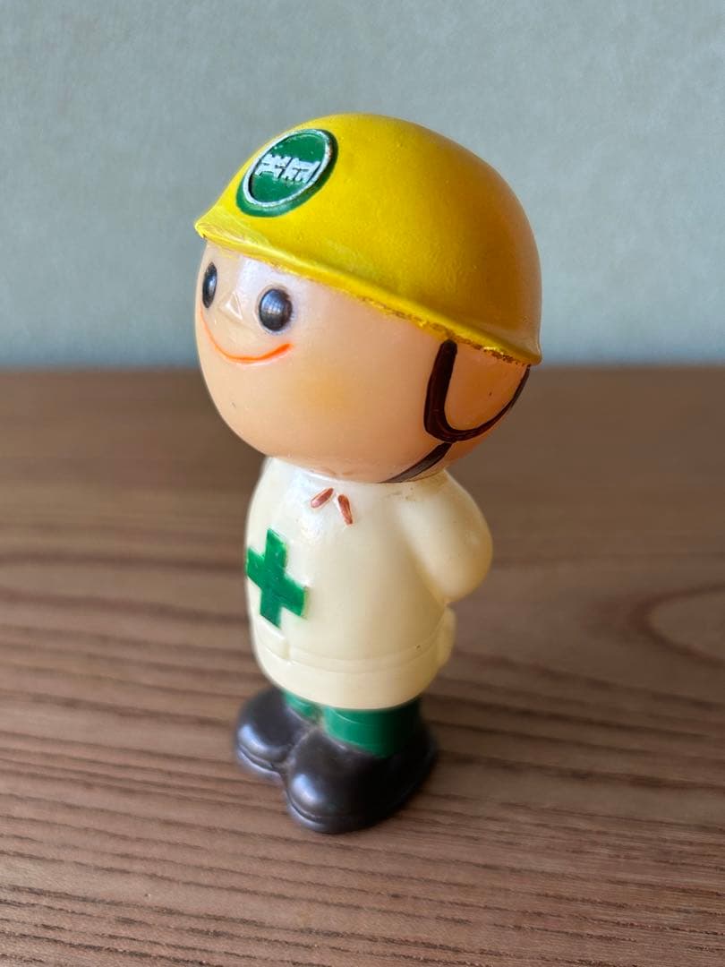 珍品 昭和57年頃 大成建設 ソフビ人形 週刊文春 コラム 立ち話 キャラクター