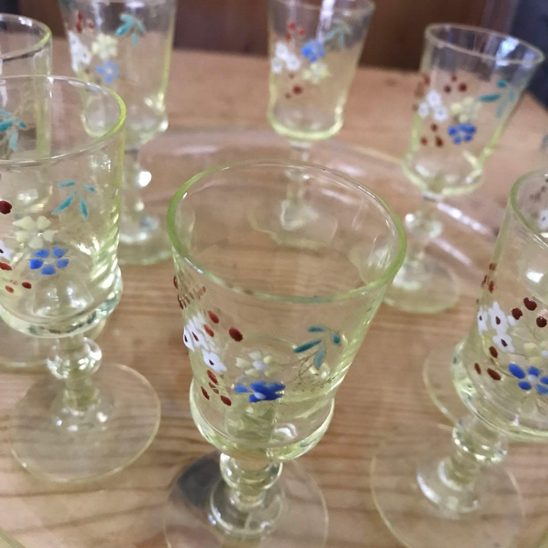 特別その他 - フランスアンティーク カナリアイエローウランガラス