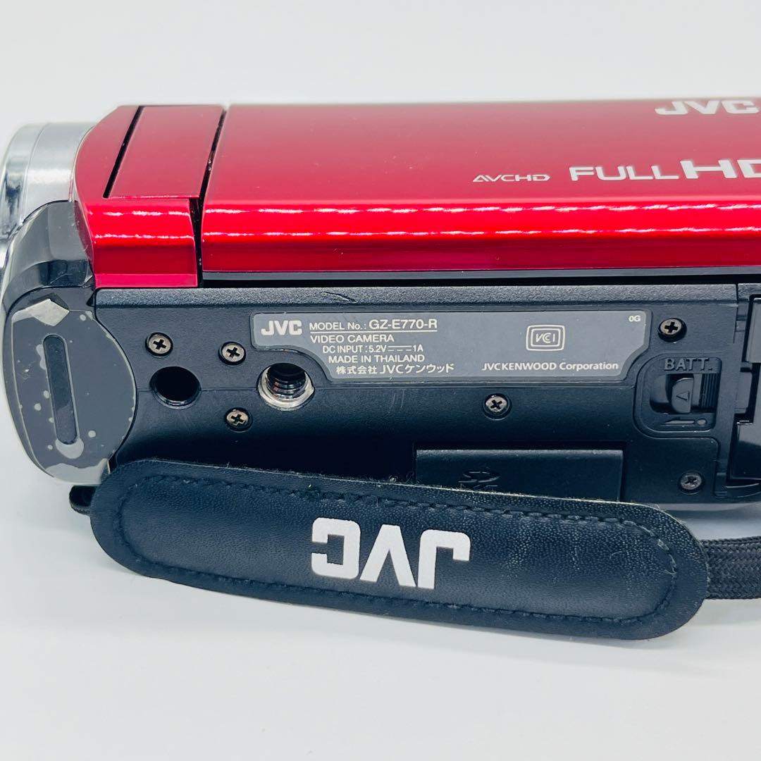 ★極美品★　GZ-E770-R JVC エブリオ ビデオカメラ レッド