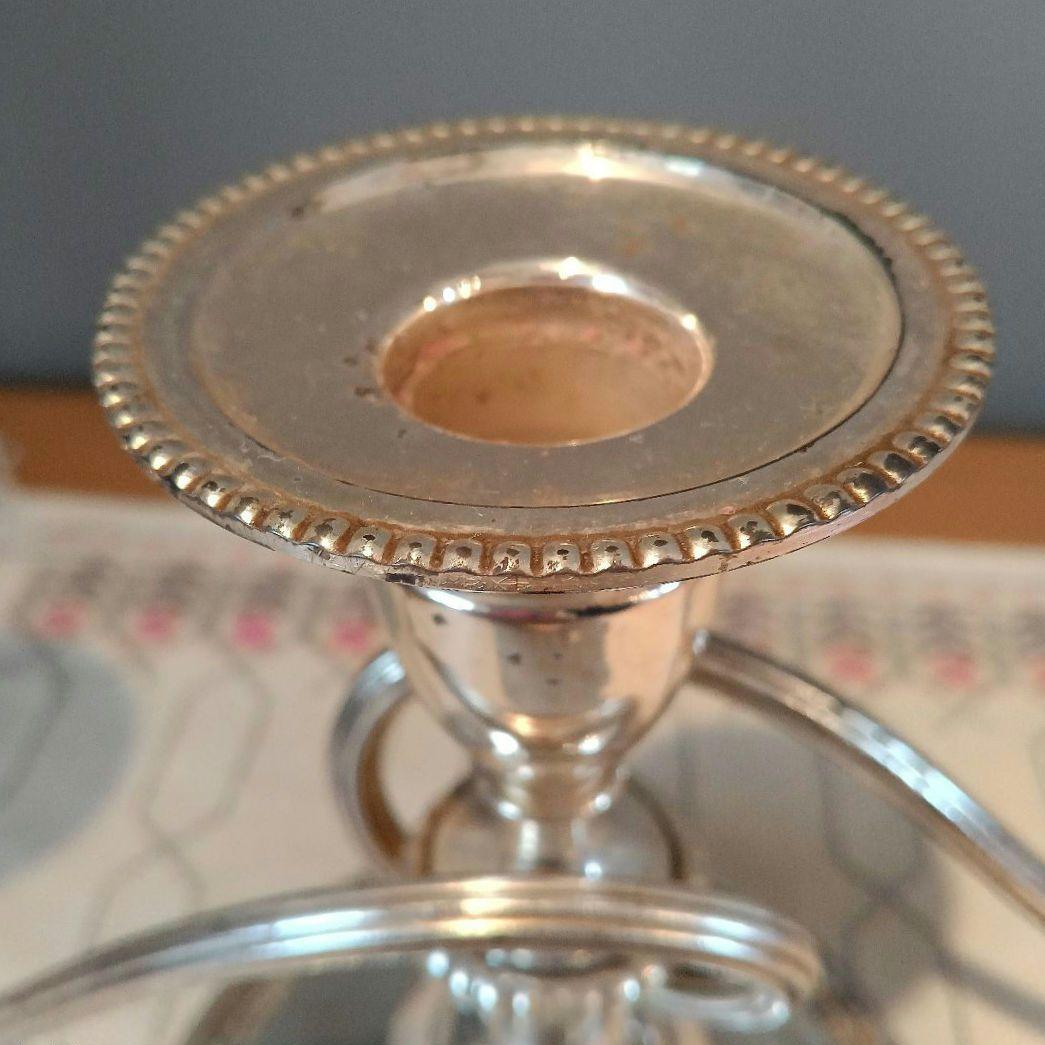 イギリスアンティーク 燭台 キャンドルスタンド VINERS社 イギリス