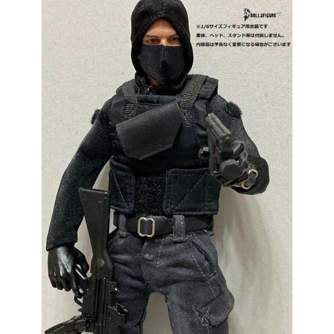 1/6フィギュア用衣装男性用特殊部隊傭兵服コスチューム SP1