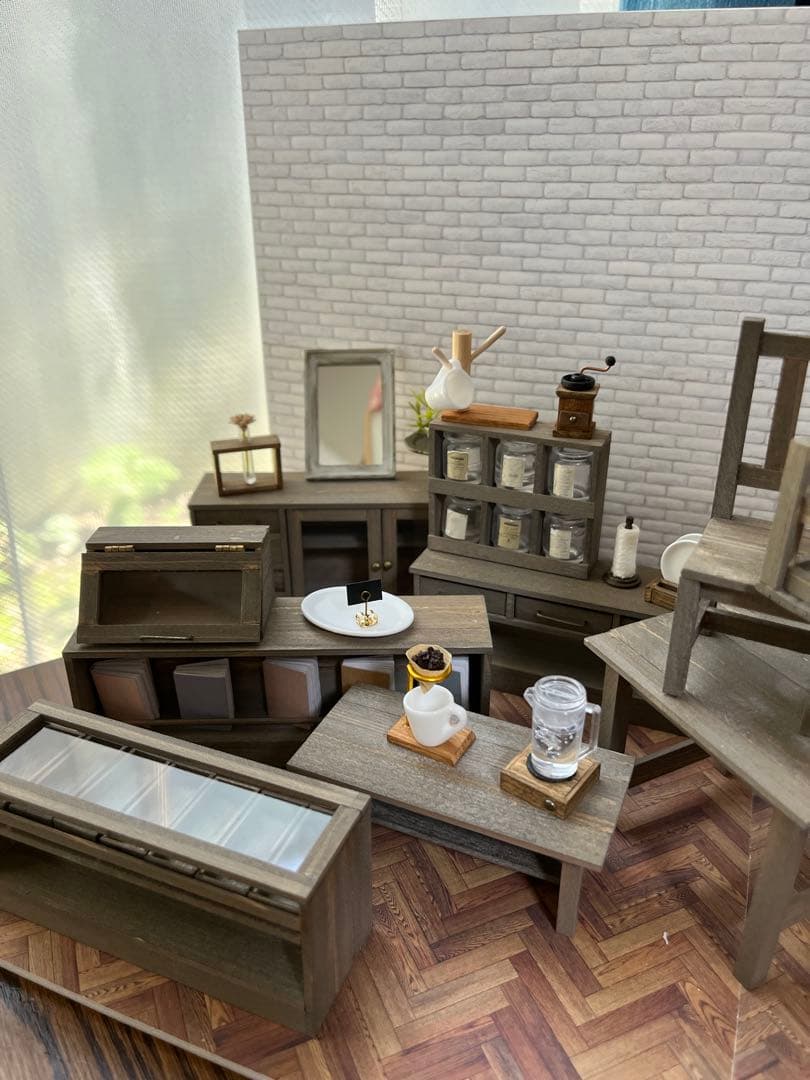 ✳︎no.397 ドールハウス用木製家具セット✳︎ シルバニア ミニチュア 家具