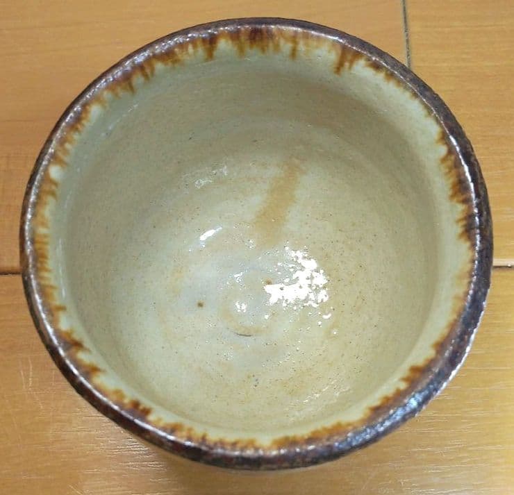 人間国宝 金城次郎 壷屋焼湯呑 栞 共箱 美品 壺屋焼 やちむん 明るい