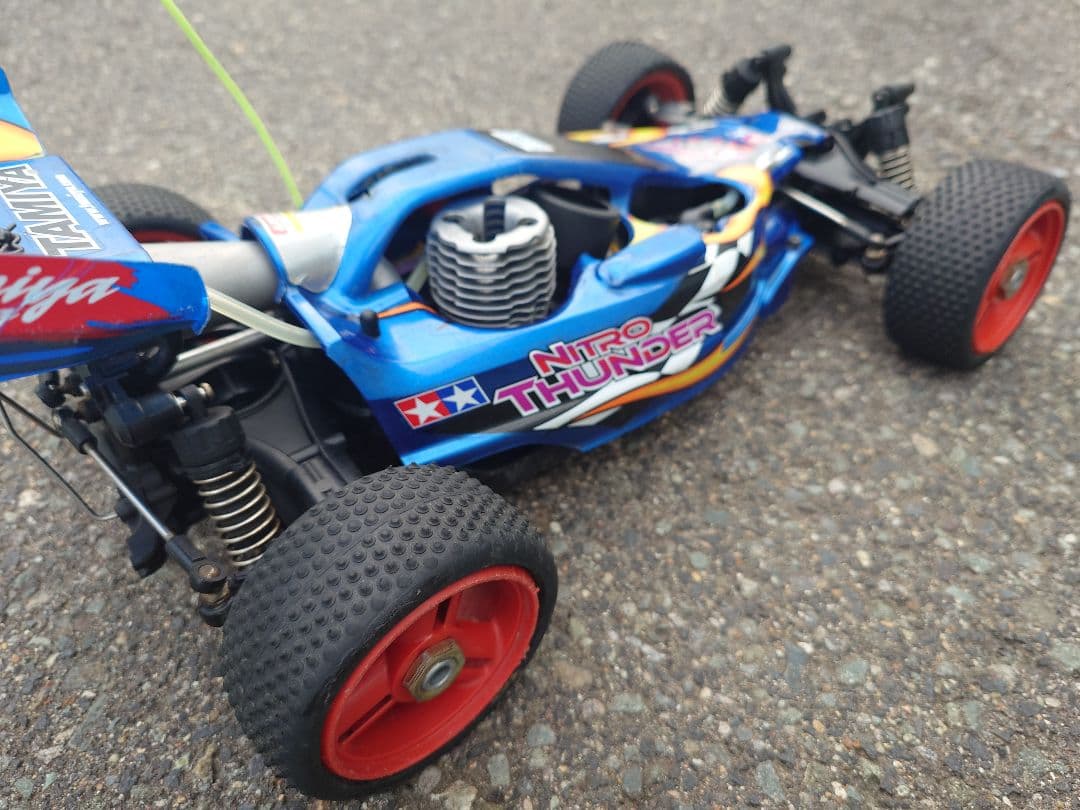 1/10 タミヤ4WDエンジンバギー即走行可