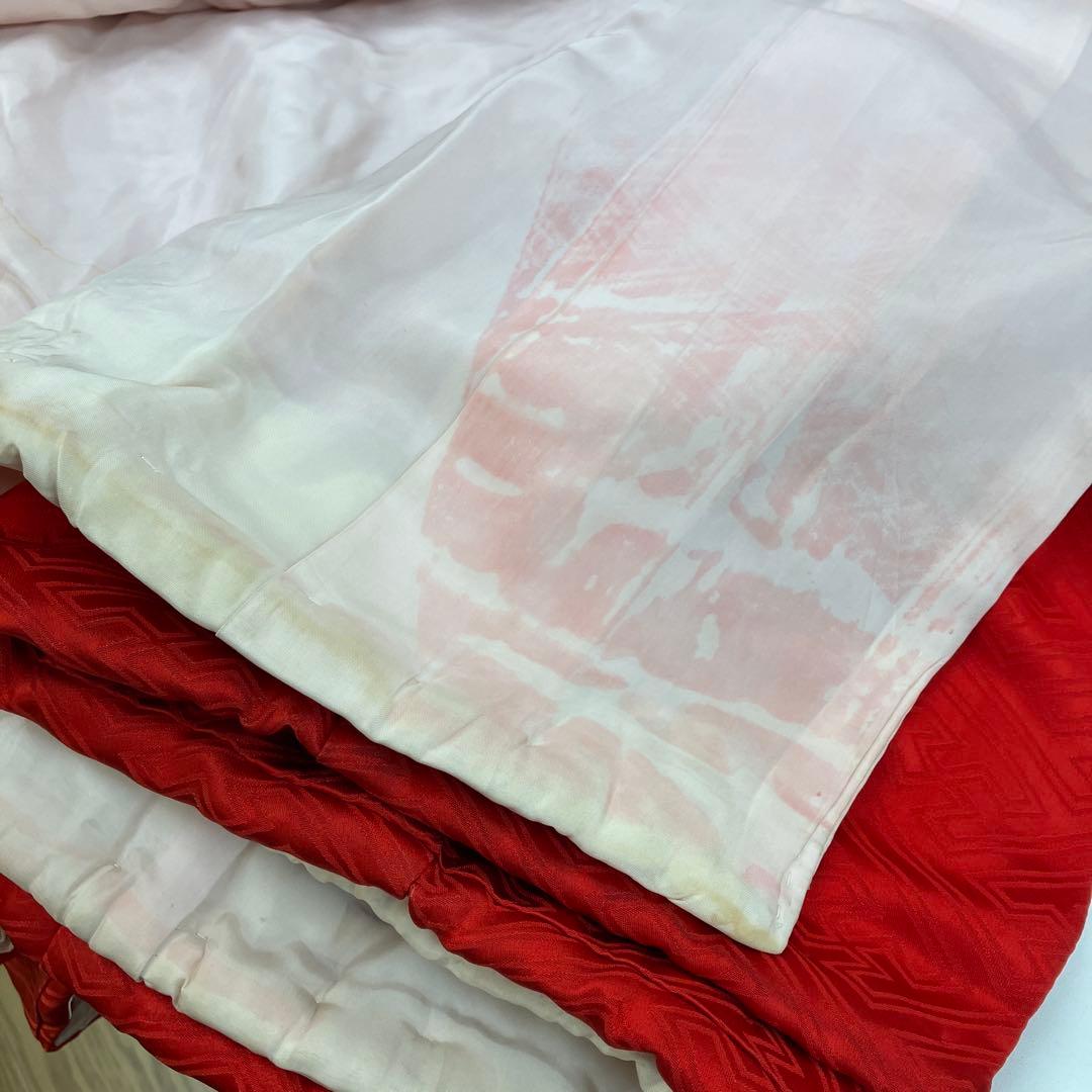 ◎mk-1448 引き振袖 お引きずり 婚礼衣装 金糸 銀糸 8-6 - メルカリ