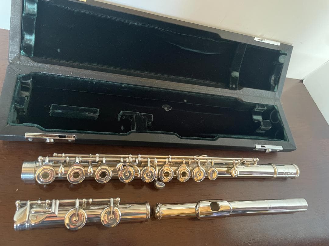 パール フルート 総銀製 マエスタ ソルダード インライン Ｅメカ付き