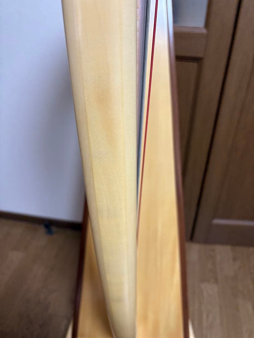 直取限定☆極美品　アオヤマ　ハープ　36弦　140N 唐草模様