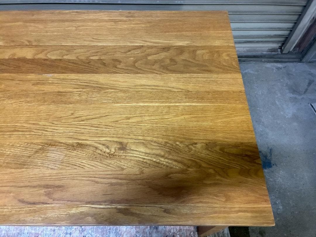 廃盤品 無印良品 無垢材テーブル・オーク材・幅140cm 分解済み