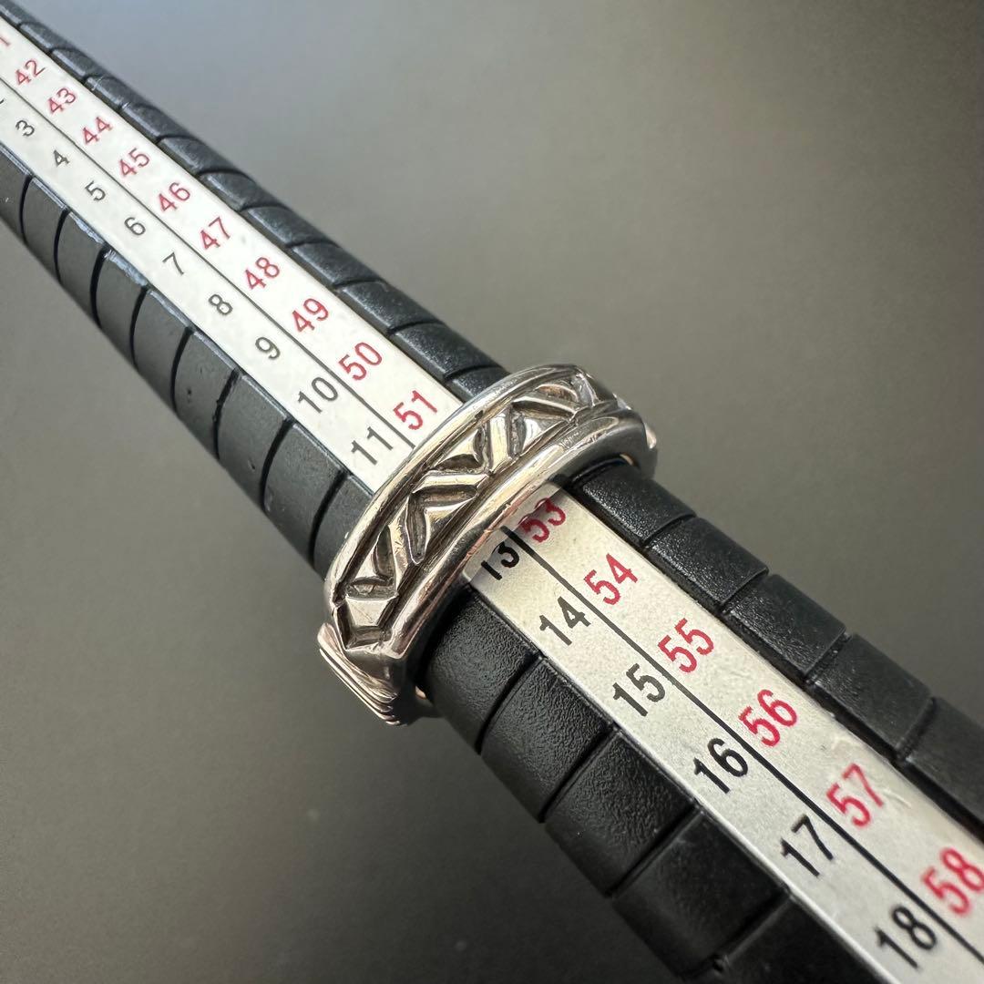 Navajo Jennifer Curtis スタンプワーク リング 13号