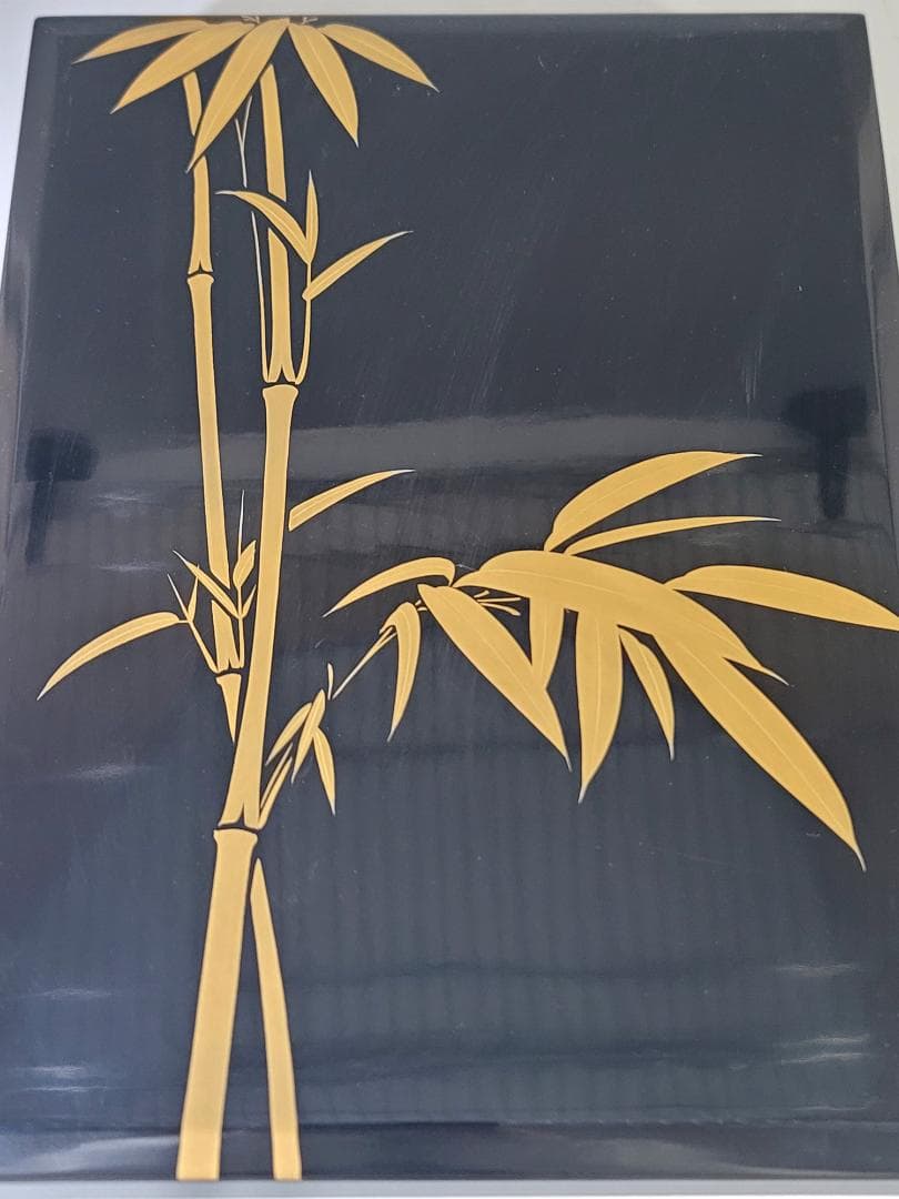 DT711 象彦作 竹笹蒔絵 文庫