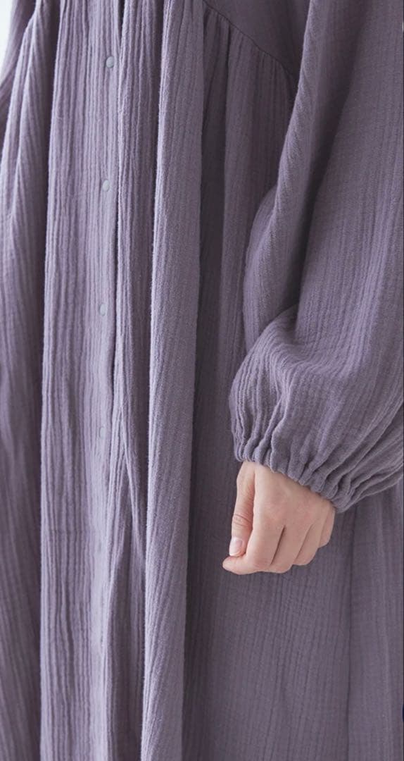 【新品・未使用】gelato pique マタニティガーゼワンピース（ミント）