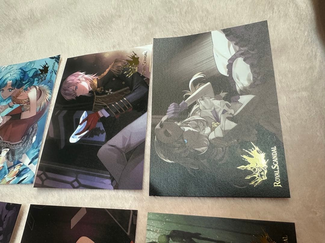 【入手困難】ロイヤルスキャンダル　箔押し　ポストカード　全種