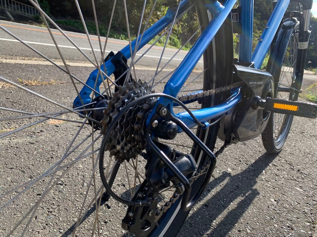 動作確認済 送料無料Panasonic 電動自転車Hurryer MTB7速26