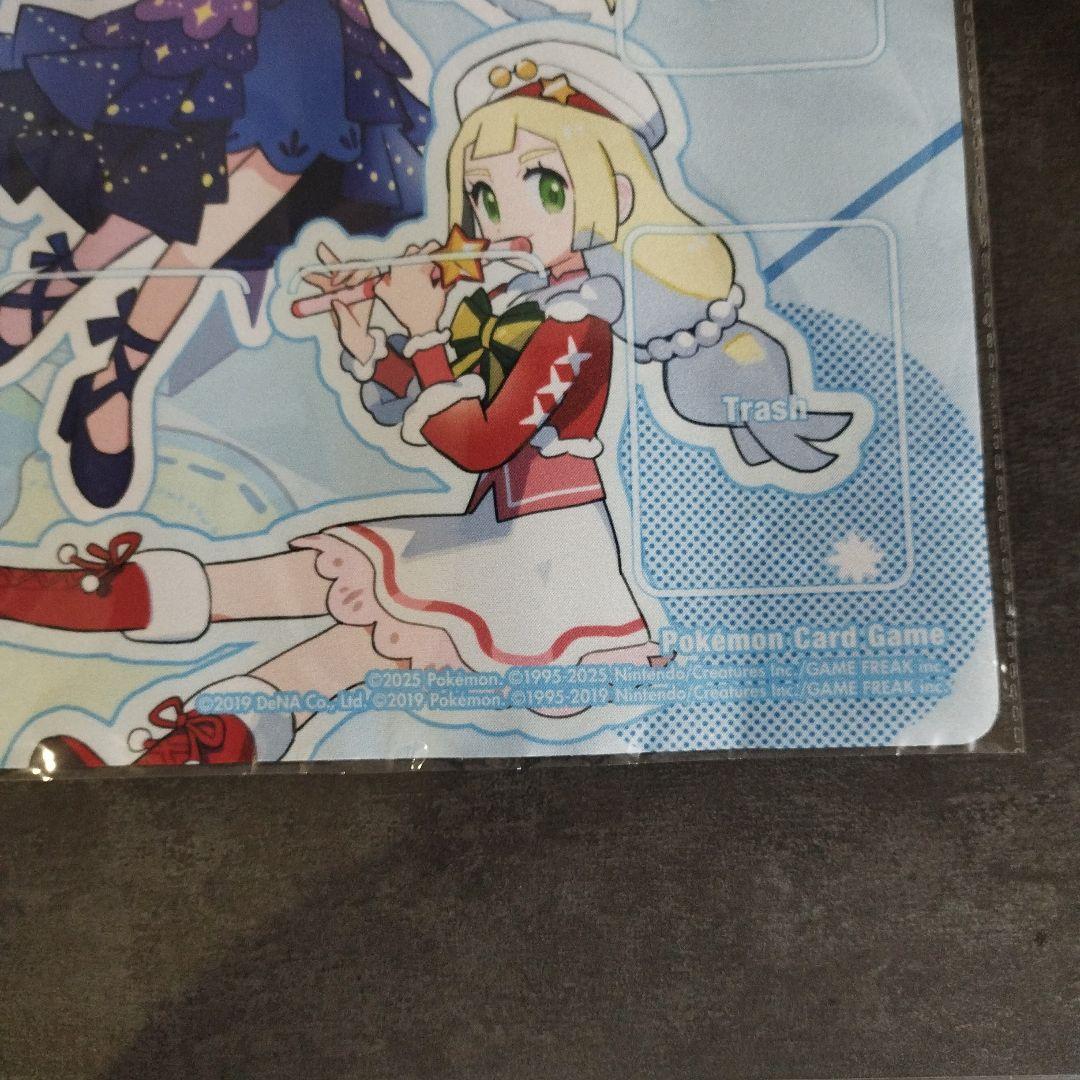 未使用品】おしゃれを楽しむリーリエ プレイマット ポケマスEX 当選品