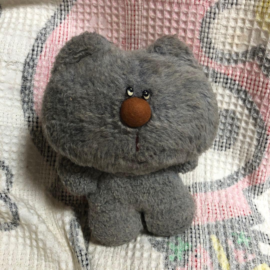 昭和レトロ　ヴィンテージ ぬいぐるみの三英　ウサギ＆クマ　ぬいぐるみ　中古品