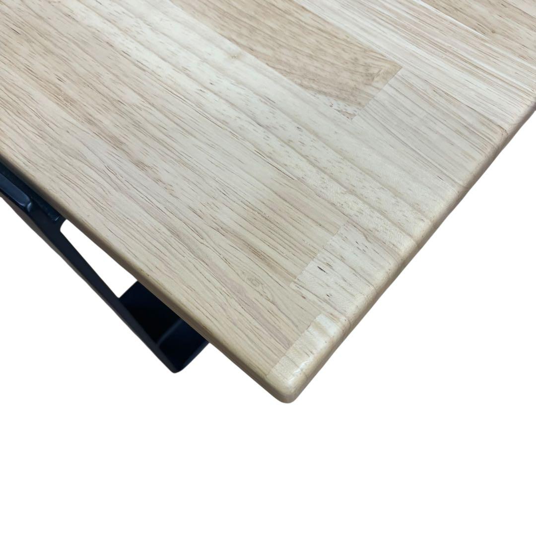 KANADEMONO ダイニングテーブル 120×40ラバーウッドナチュラル