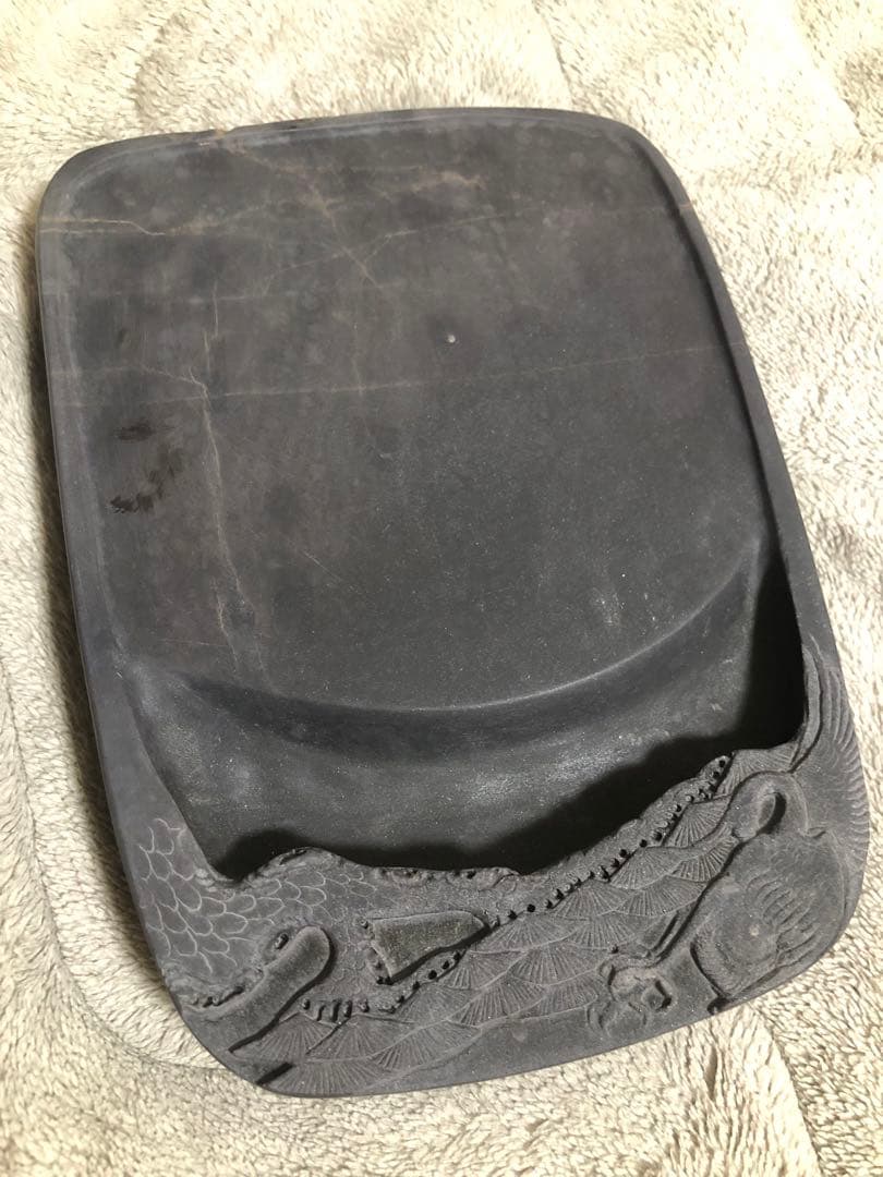 端溪硯 老坑 水巖 大西洞 金綫 青花 書道用品 端渓硯