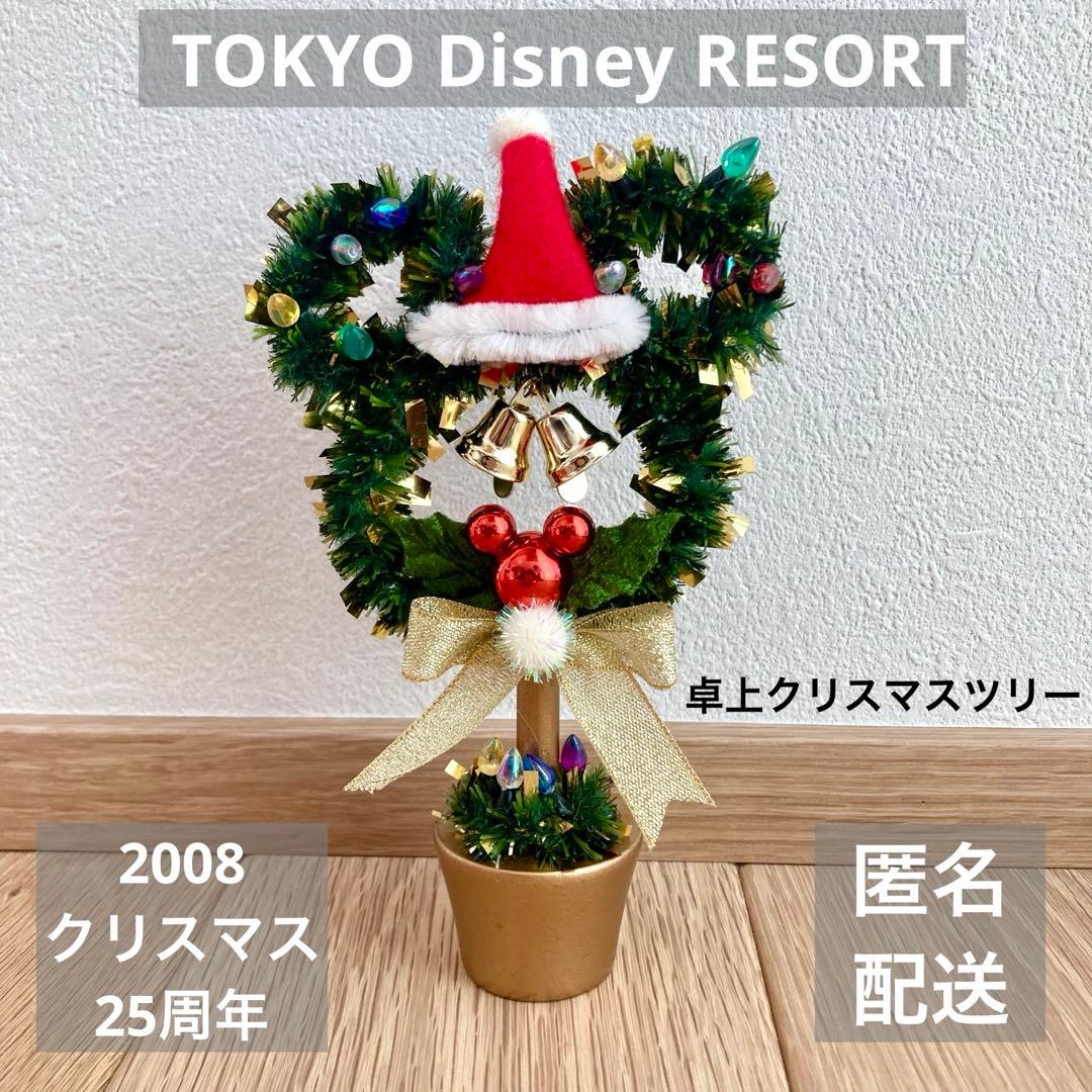 レア！25周年 東京ディズニーリゾート ミッキー型 ミニクリスマス