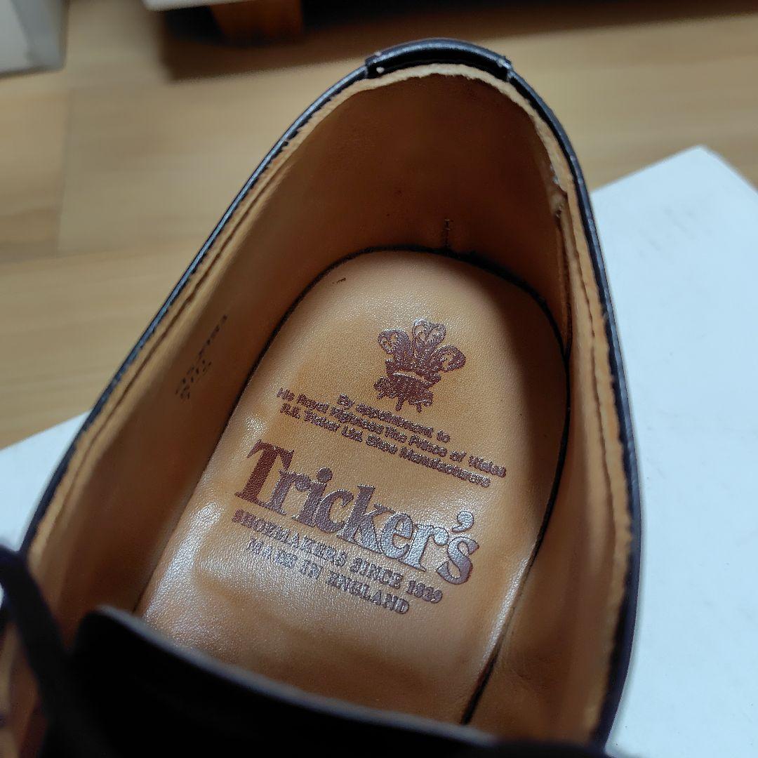 ほぼ新品 Tricker's プレーントゥ シューツリー付
