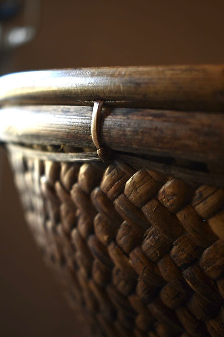 古道具 フィリピン ルソン島 古籠 民藝 vintage プリミティブ 竹編み