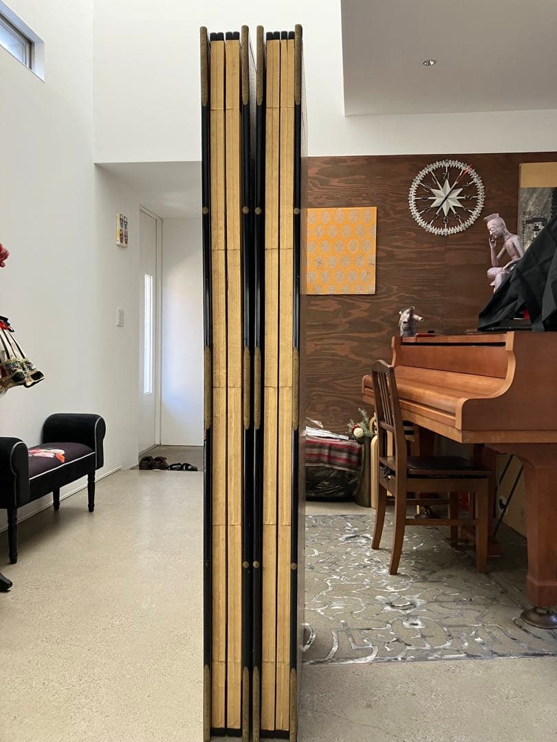 渡辺華石の六曲一双の屏風