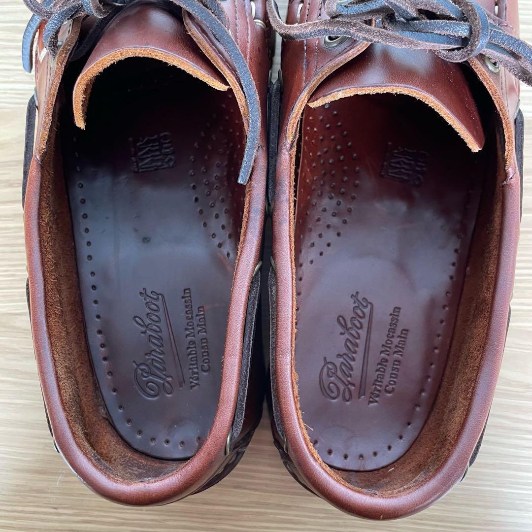 パラブーツ　BARTH バース マリーン デッキシューズ 7サイズ　ブラウン