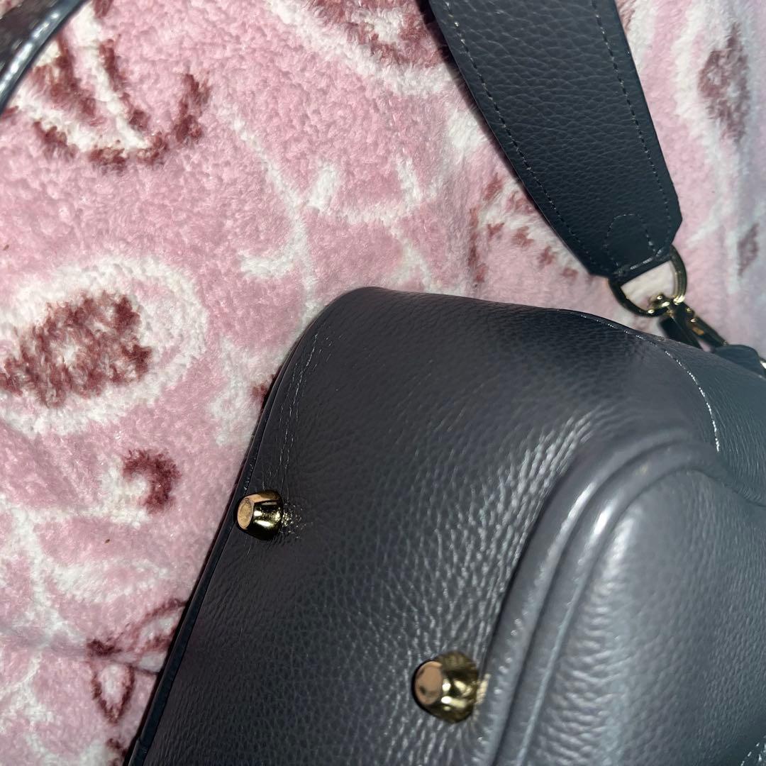 IENA Manuel MILANOマニュエルミラノ　レザーバッグ グレー系