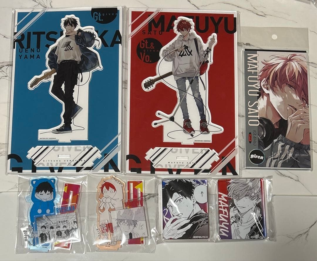 ギヴン 展 アクリルスタンド アクリルブロック 名場面アクスタ - メルカリ