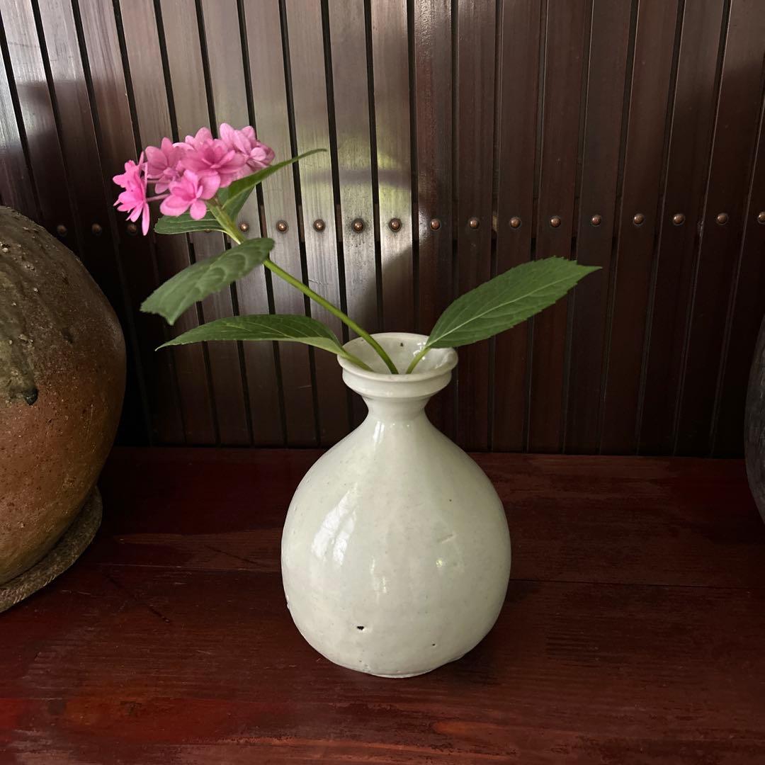 李朝　白磁徳利　初期