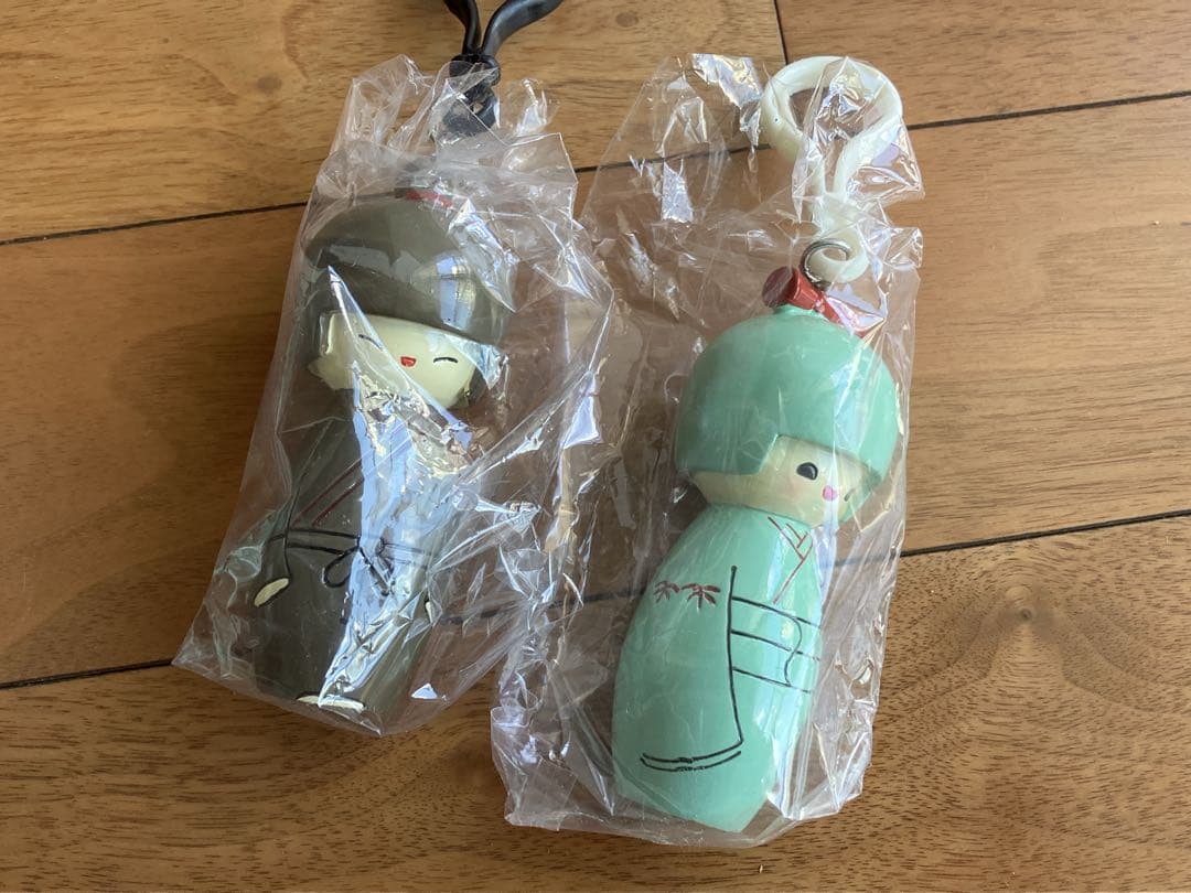 和風キャラクター ストラップ 4個セット　洋子　キーホルダー