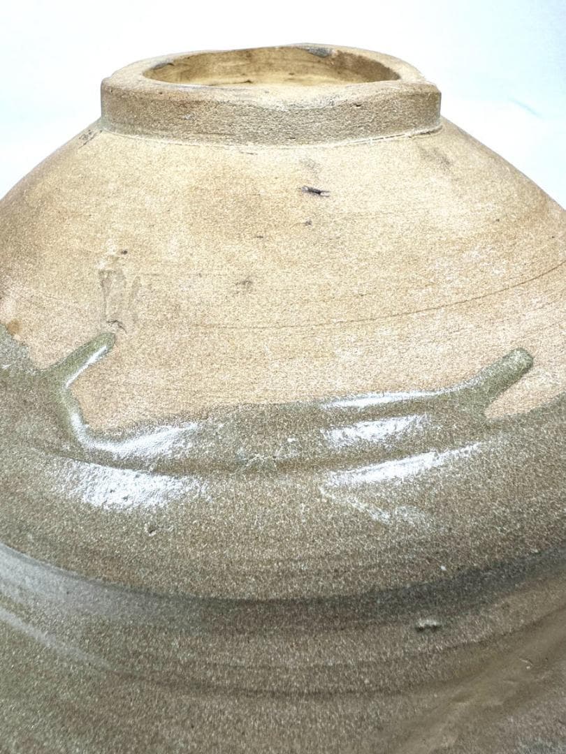 古唐津 絵唐津特大鉢 約3kg 時代物 発掘品 ウブ品 古美術 WWTT117