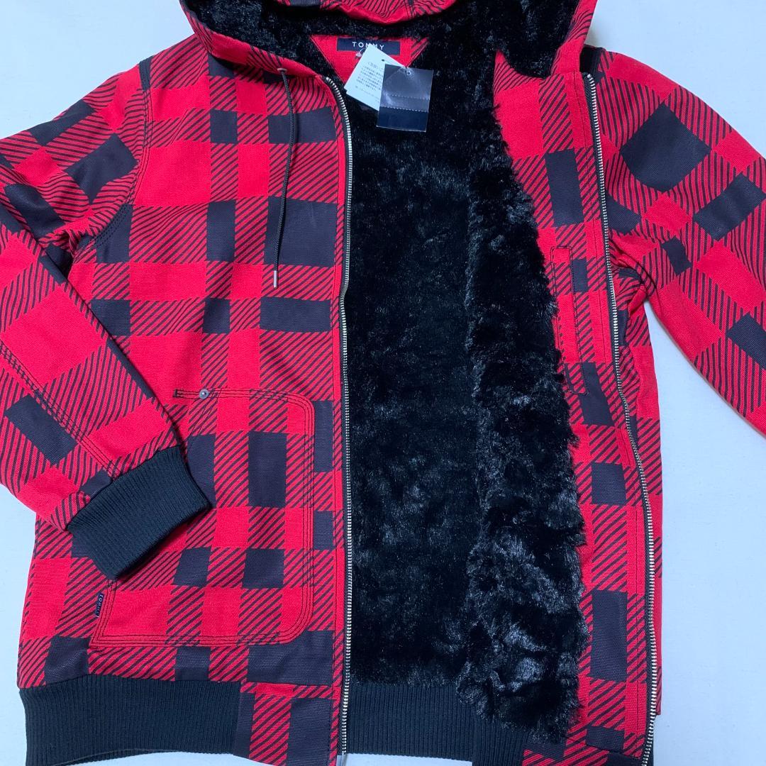デッドストック TOMMY トミー 裏ボア ダブルジップブルゾン アウター XL
