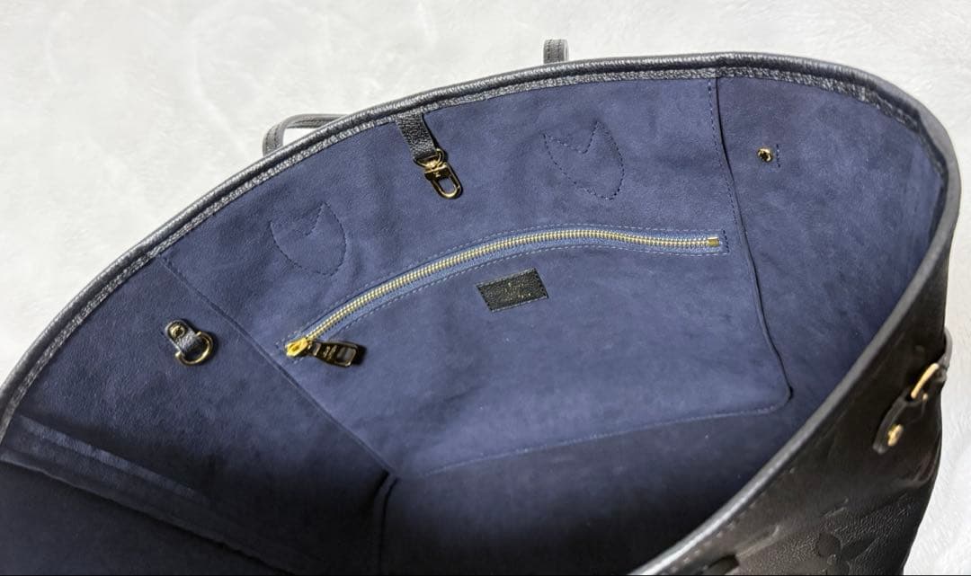 【ルイヴィトン】ネヴァーフルmm ノワール モノグラムアンプラント ショルダー