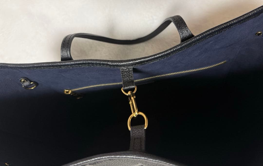 【ルイヴィトン】ネヴァーフルmm ノワール モノグラムアンプラント ショルダー