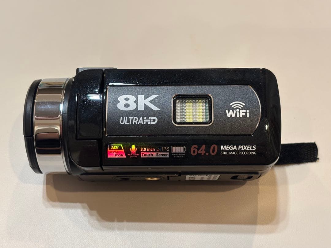 8K ULTRA HD ビデオカメラ 64MP